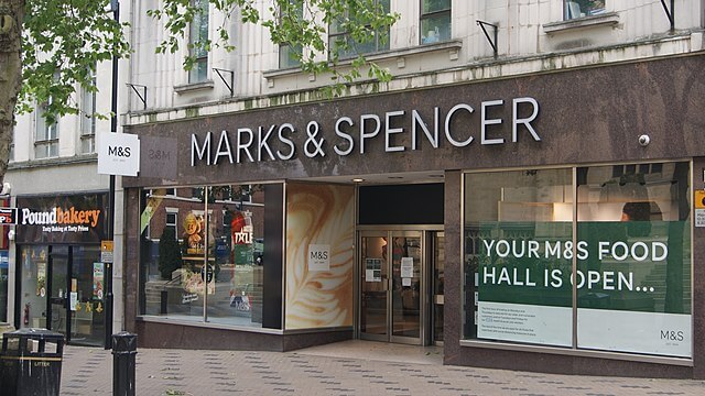 英國超市:  Marks and Spencers