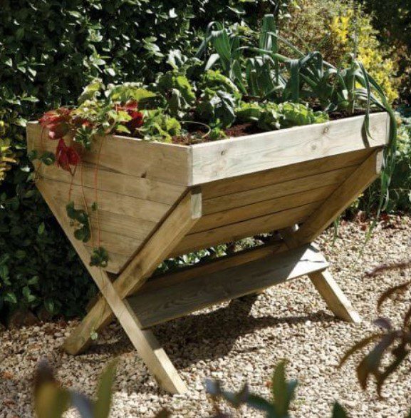 英國木製花園花盆