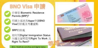 申請BNO Visa - brp and digital status for bno visa