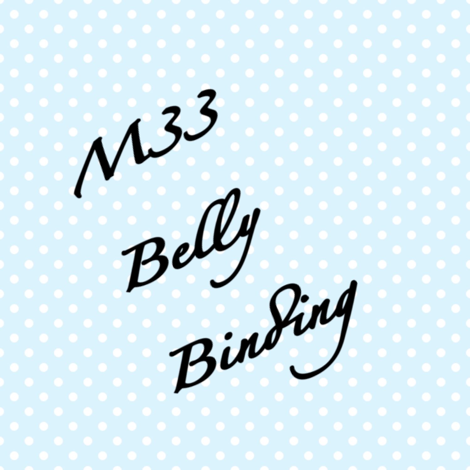英國曼城產後腹部按摩 M33 Belly Binding Logo
