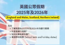 英國公眾假期2025及2026 - 認識英國銀行假期 英國勞工假期